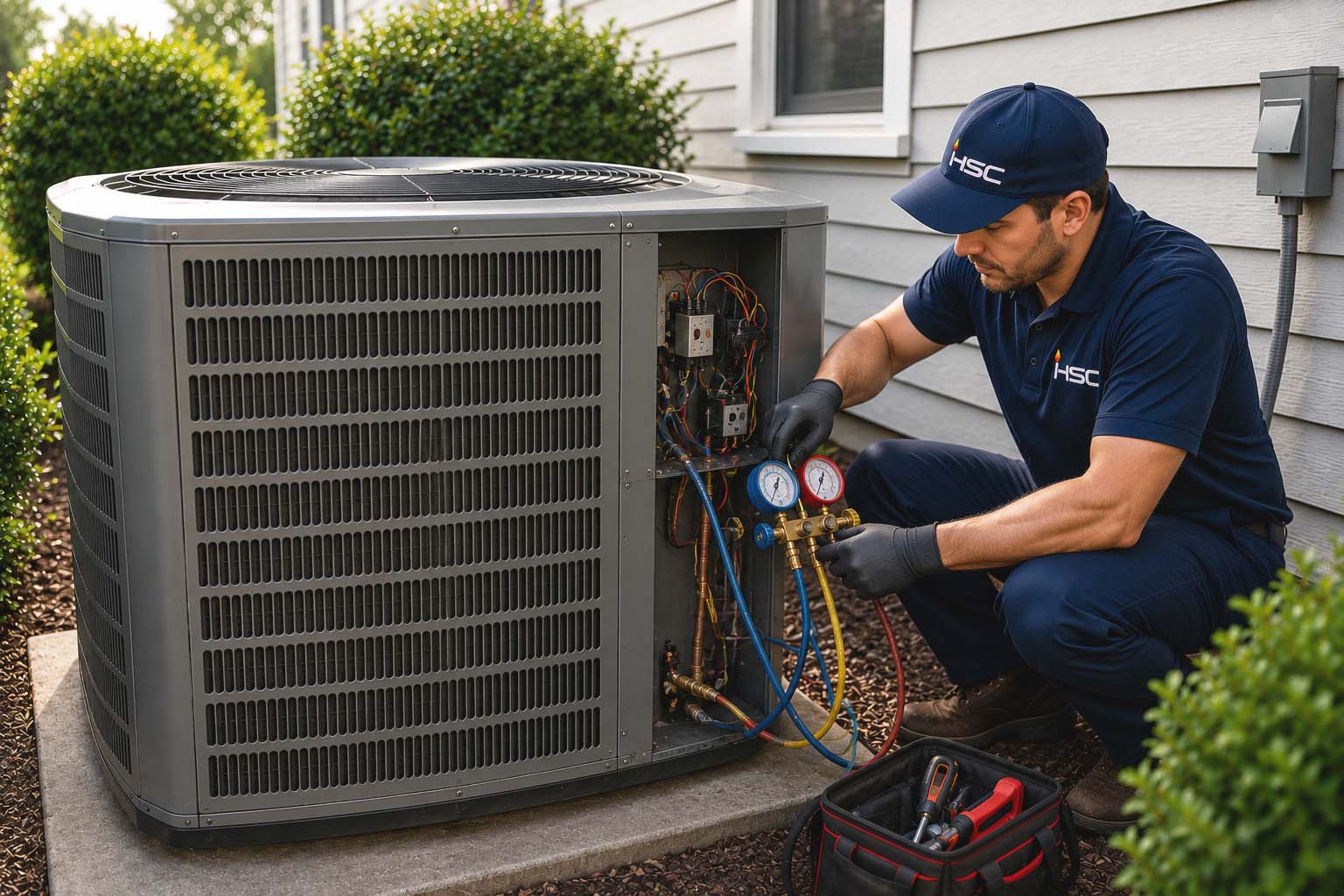 Hawkins Service Company AC technician